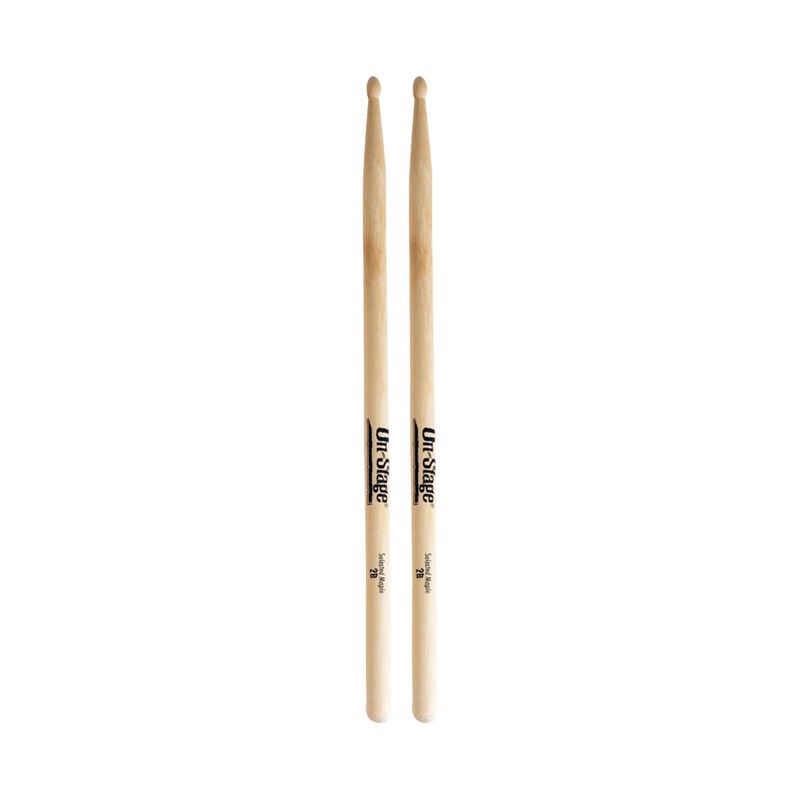 On-Stage MW2B Maple Drum Sticks 2B Wood Tip